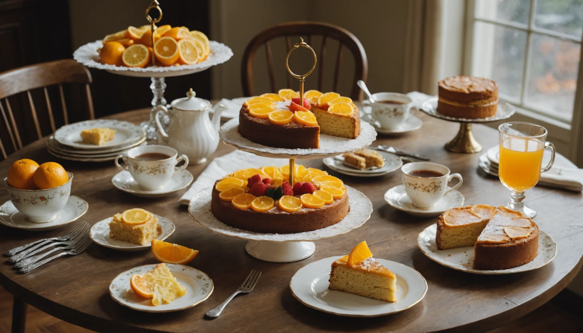 gateau à l'orange avec huile