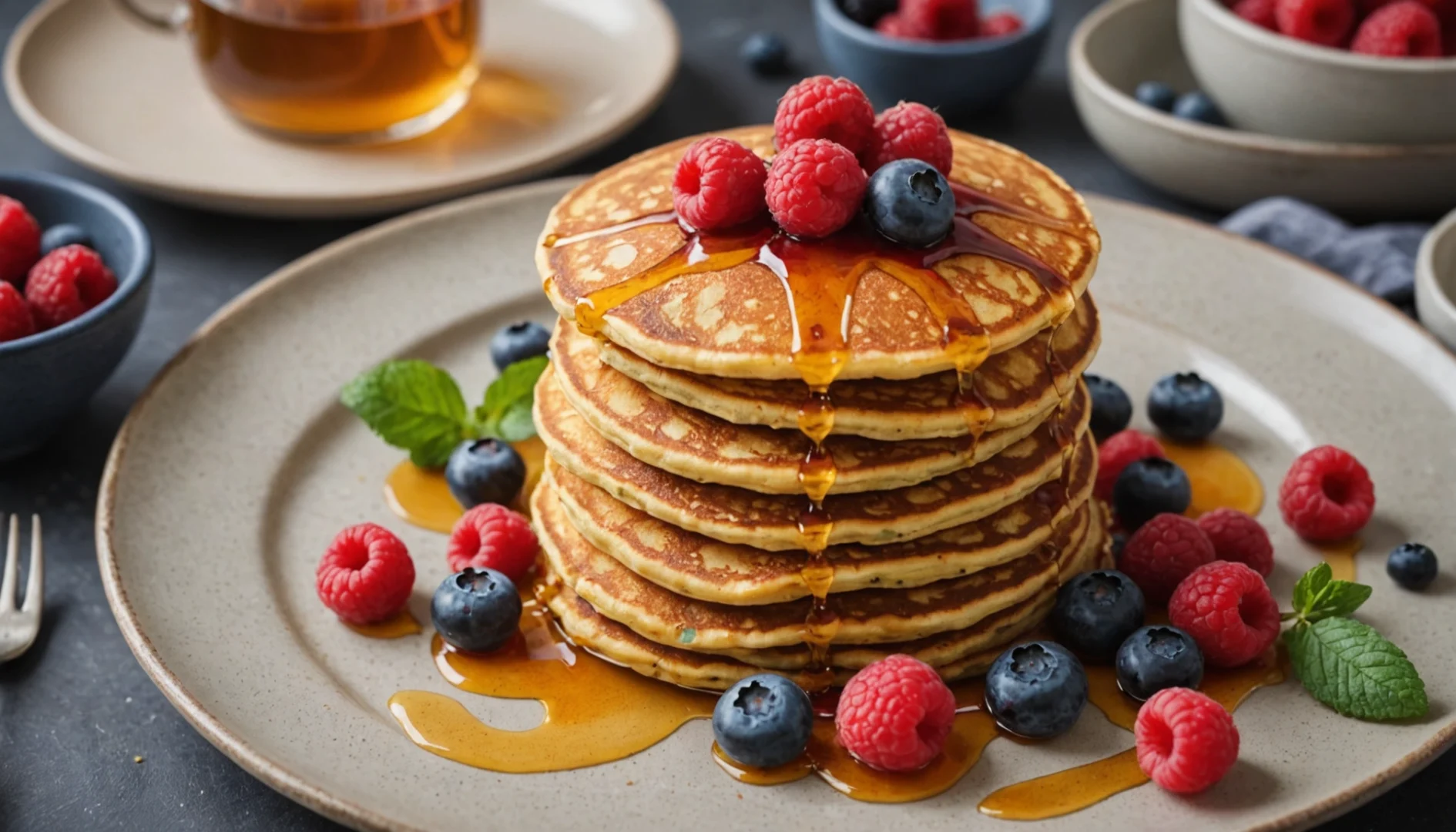 pancakes farine de pois chiche